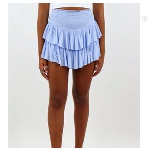 rock n rags light blue skirt